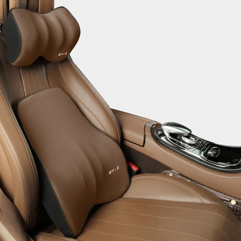 Подушка для водителя автомобиля, пена с эффектом памяти, автомобильная поясничная поддержка, подушка для спины, подушка для шеи, автокресла, моющаяся авто подушка, аксессуары