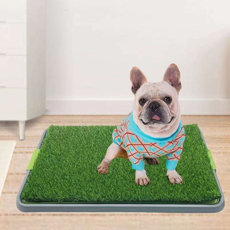 Artificial Turf Dog Potty Training Mat Reusable Grass Rug Replacement Turf Outdoor Lawn Mat Easy To Clean for Balcony Garden