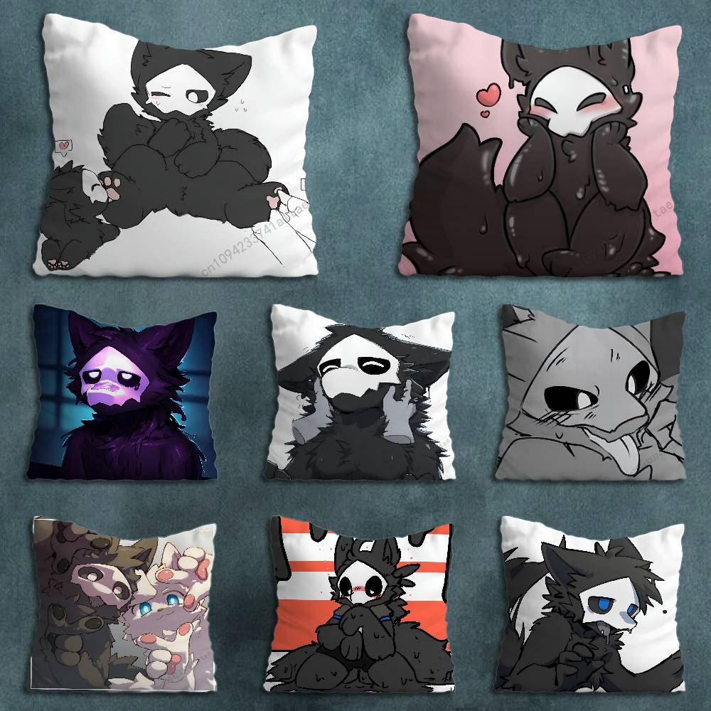 Чехол для подушки Furry Art PPuro CChanged для 30x30см45x45см55x55см Для декора спальни и защиты
