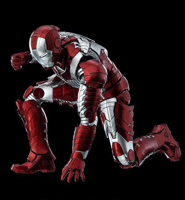 Good Smile Company SMILE Marvel Studios The Infinity Saga DLX Iron Man Mark 5 Iron Man Mark Scale Metal Painted Movable Figure (GOOD COMPANY) [DLX 5]