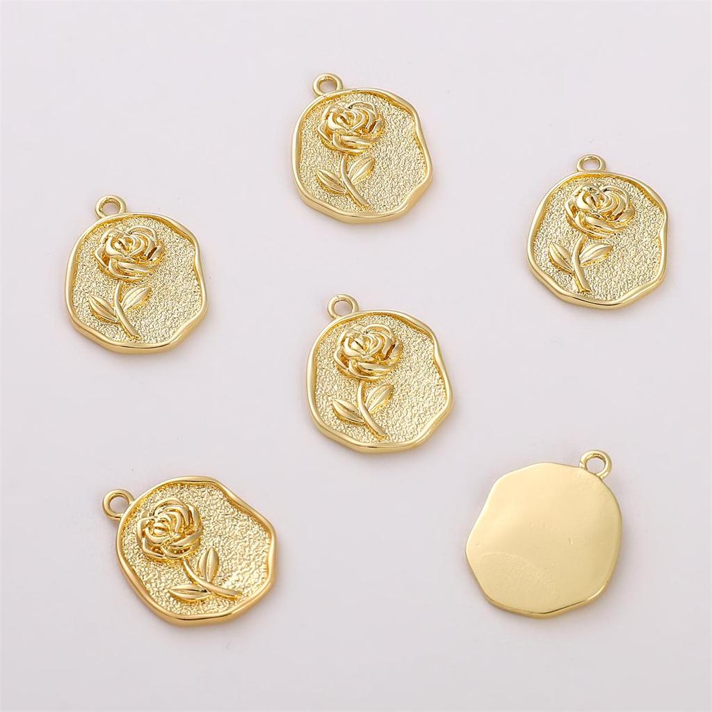 High Quality Copper Round Pendant Accessories For Jewelry Making Necklace Bracelet Earring