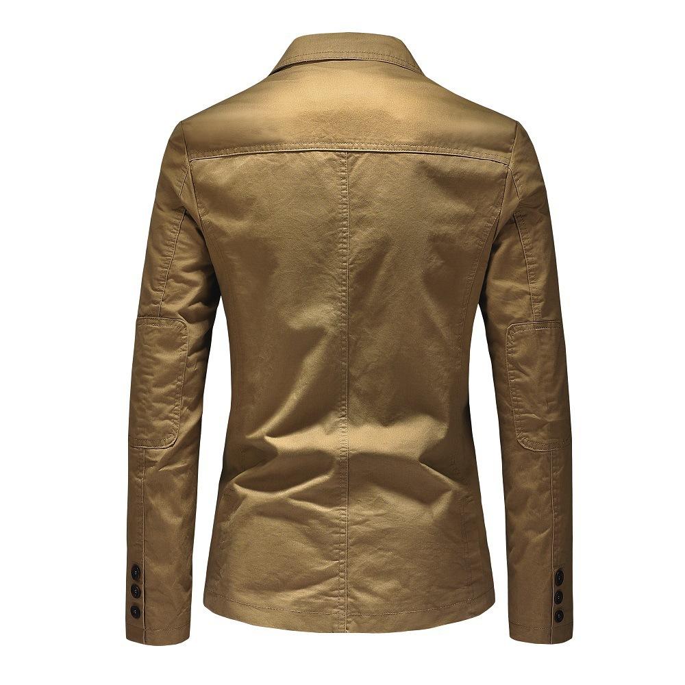 Business Casual Suit Men's Jacket Pure Cotton Top Casual