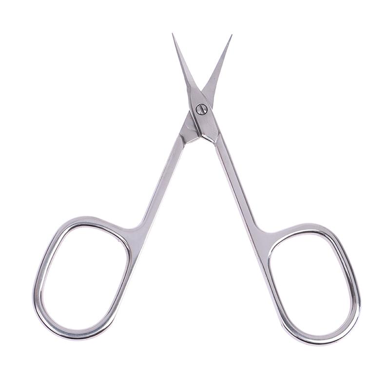 Ножницы для кутикулы с изогнутым кончиком из нержавеющей стали, триммер для удаления кожи