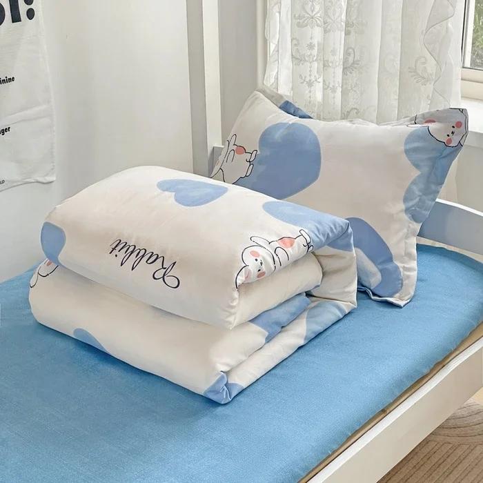 Растение кашемир студенческое общежитие трехкомпонентный постельный комплект односпальный двуспальный бытовой простыня пододеяльник популярный