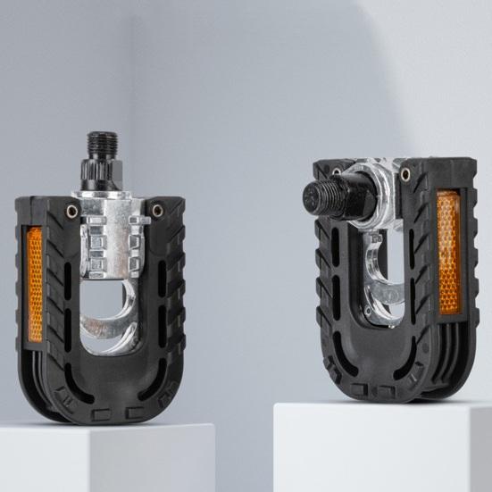 1 пара велосипедных педалей Прочные Высокомощный стержневой сердечник Нескользящие Легкие Износостойкие Запасные Алюминиевый сплав Корпус Велоспорт Езда Плоские