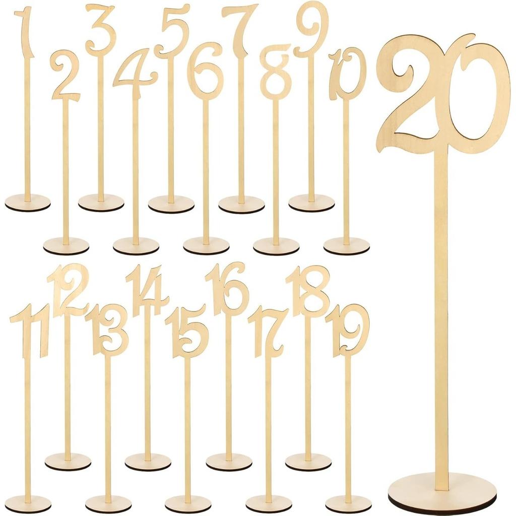 10 шт. Номеров столов Деревянные номера столов для свадебных приемов Подставки Номера мест с держателем База для свадебного банкета