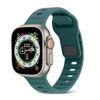 Силиконовый ремешок для Apple Watch Ultra 3/2/1 49мм 11/10 46мм 42мм Спортивный браслет iWatch series 9 8 7 6 5 SE 3 45мм 41мм 44мм 40мм