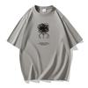 Футболка Thinking Pattern для мужчин с короткими рукавами, 100% хлопок, повседневная, большой размер