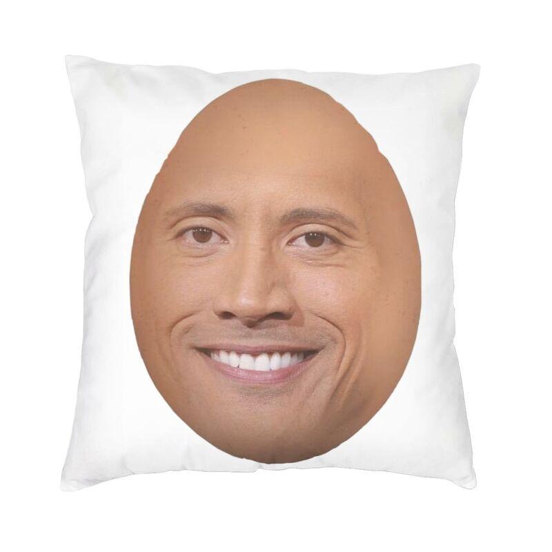 The Rock Face Dwayne Cushion Covers Sofa Decoration Famous Actor Johnson Square Throw Pillow Cover 45x45