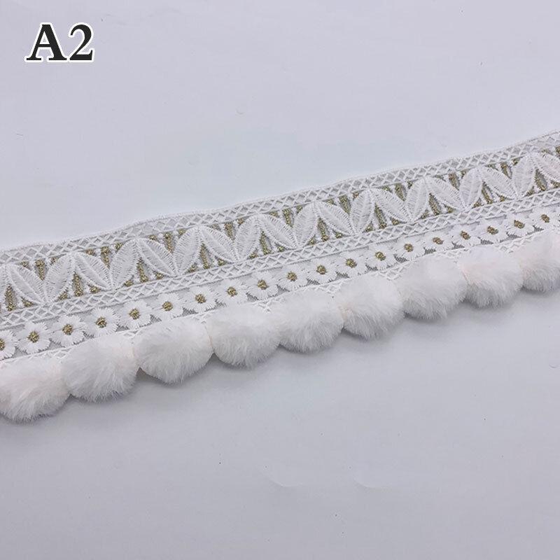 Помпон Шарик Кисточка Бахрома Отделка Края Шитье Своими Руками Обивка Штора Наволочка Кружево Вязаная Ткань Ручной Работы DIY Аксессуар для Творчества