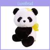 Plush Panda Toy With Soft Polyester Filling For Kids Birthday Gift