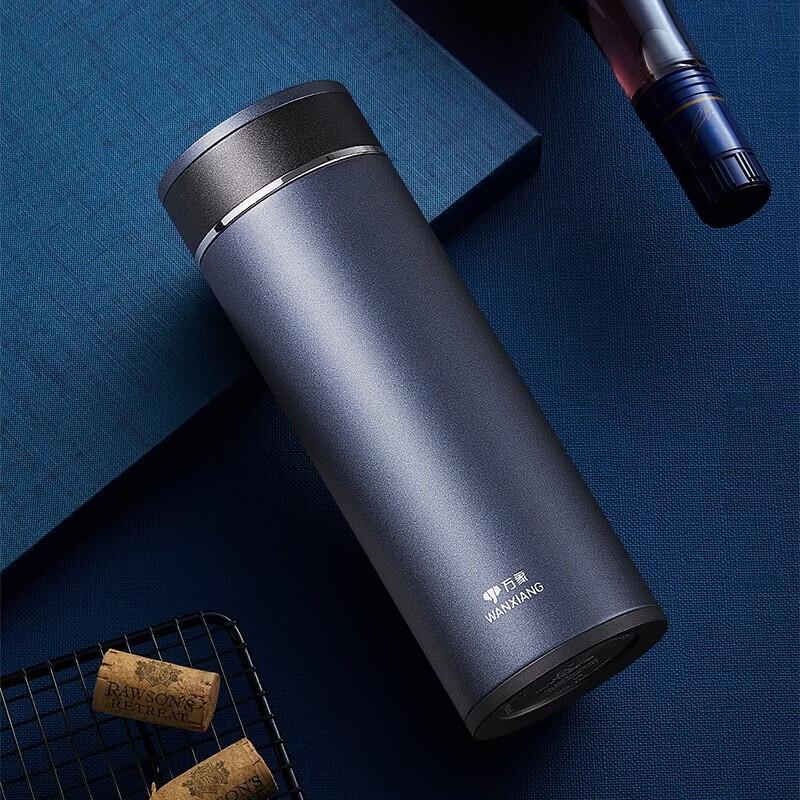 WANXIANG Insulated Stainless Steel Tea Cup with Filter