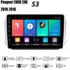 Car Radio GPS Navigation System For Peugeot 2008 208 2012-2018 2 Din Android WiFi Car Multimedia Player Auto Stereo FM Radio Head Unit 2+32GB