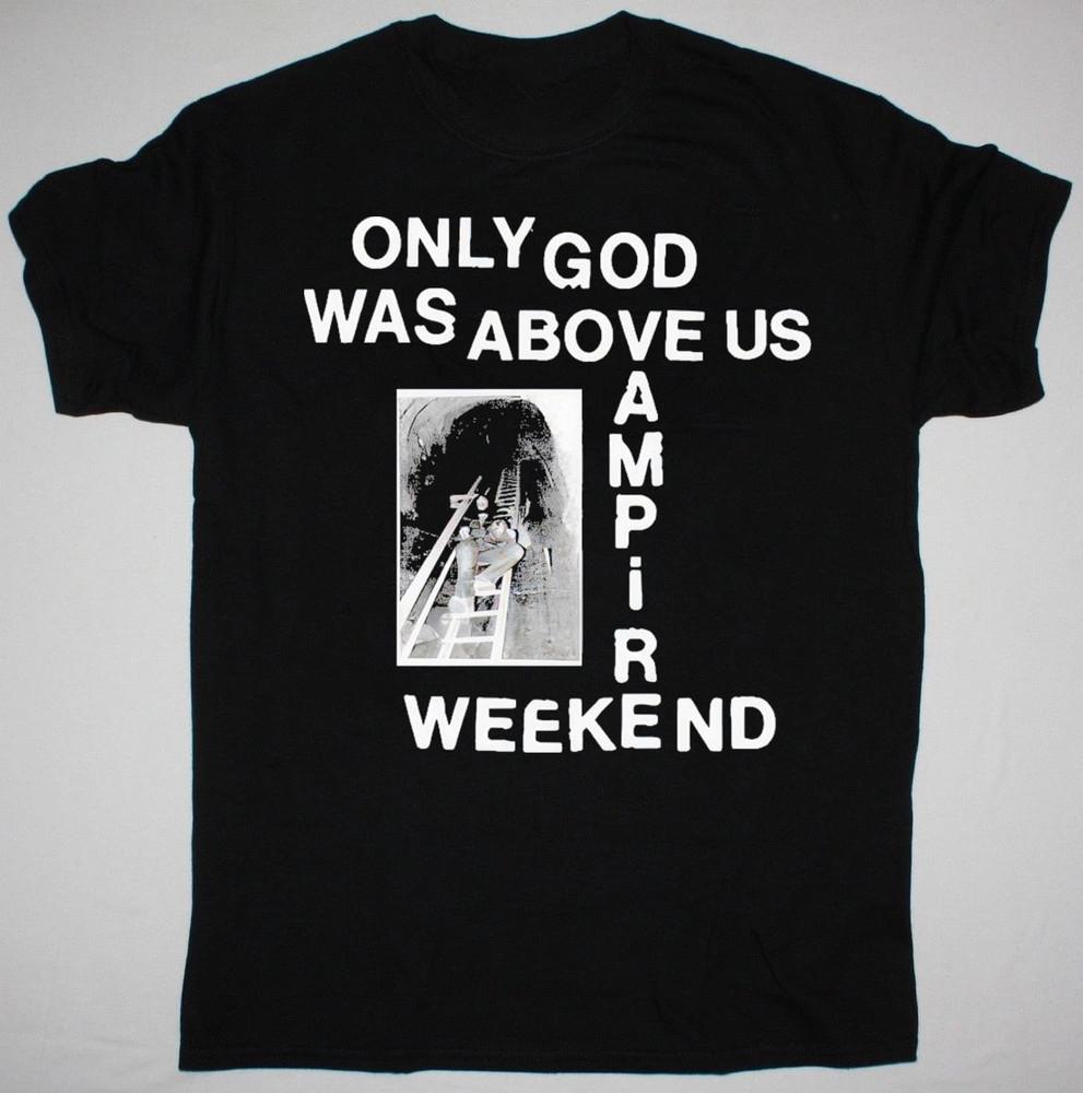 only god was above us vampire weekend T-shirt Cotton Unisex All Sizes BO751