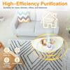 Intelligent Household Air Purifier Efficient Filtration Plug-Play Energy-saving Low Noise Indoor Desktop Smart Auto Mode Purifier