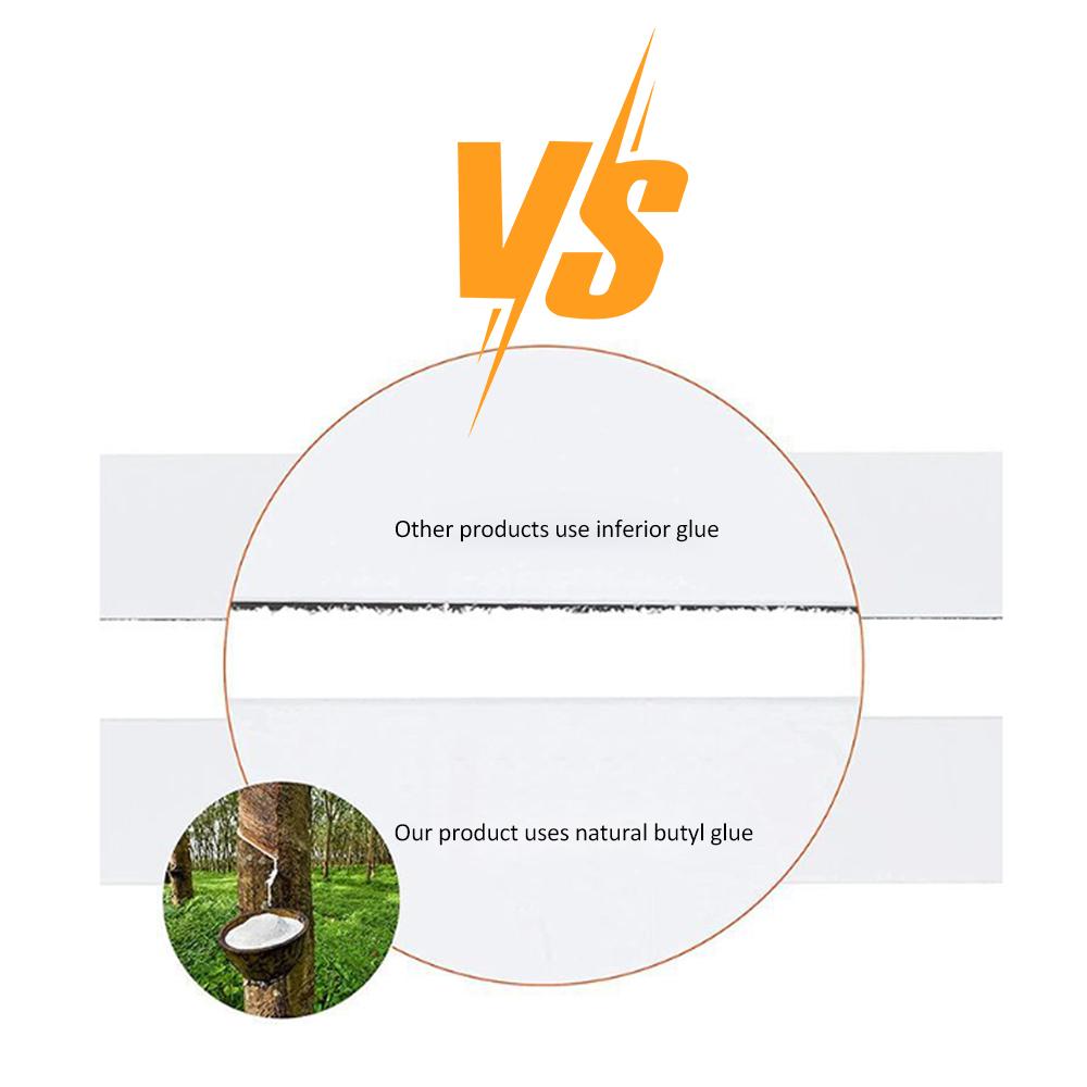 Лента для крыши автофургона Лента для герметизации крыши автофургона Водонепроницаемая, устойчивая к погодным условиям, высокоадгезивная Натуральный бутиловый клей
