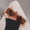 Women's Retro Rectangular Sunglasses - 2023 European & American Style, Korean Trend, Street Hip-Hop Disco Fashion
