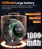 Новые Военные Умные Часы 1000 мАч HD AMOLED Экран GPS-трек 10ATM Водонепроницаемые Компас BT-звонок Спортивные Умные Часы Мужские