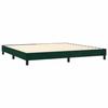 Maison Exclusive - Sommier à lattes de lit et matelas Vert foncé 200x200cm Velours