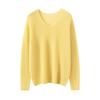 Classic Cashmere & Mulberry Silk V-Neck Women's Pullover Knitwear