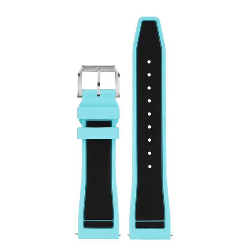 21mm 22mm Color Matching Silicone Strap for IWC pilot Porto Fino Portuguese Little Prince Mark XVIII Waterproof Silicone Strap