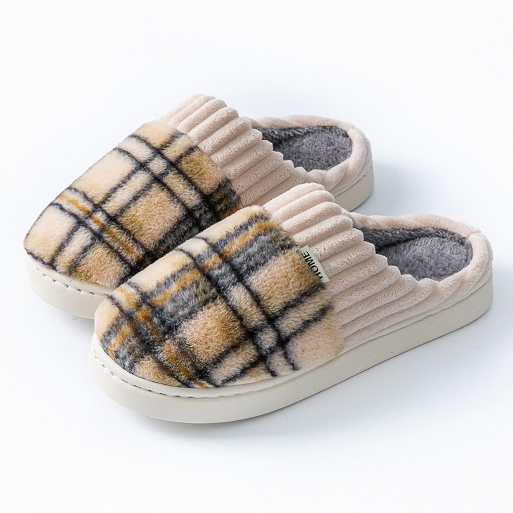 Cotton Slippers, Women's and Home Slippers, Non Slip Shoes, Plush Shoes, Warm Shoes, Couple Slippers, Plush Slippers