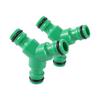 10 Pcs 16mm Garden Irrigation Quick Connector Y Type 3 Way Garden Hose Connector Garden Hose Splitter Fast Repair Coupling