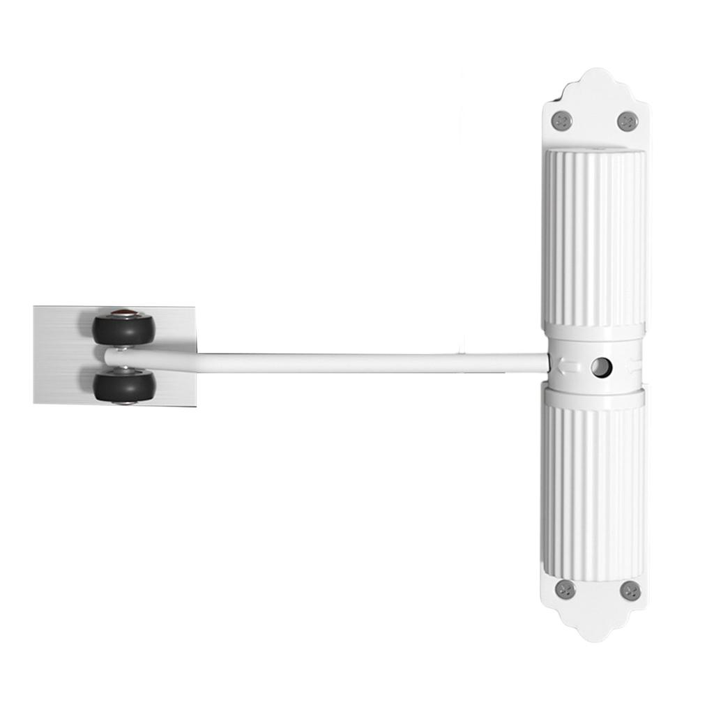 Automatic Door Closure Adjustable Strength Door Mechanism Smooth & Quiet Closing Metal Perfect for Home & Business Use