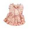 Pink Pet Love Lace Dress Dog Princess Vest Yorkshire Stretch Puffy Skirt Camisole Dress Puppy Clothes for Small Dogs Skirt