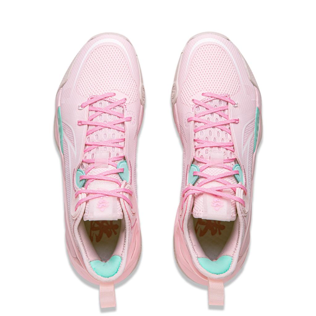 Li Ning Sonic 10 Cherry Blossom Bloom Men Basketball Shoes Light-Foam Cherry-Blossom-Pink ABAS069-1