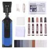 Tile Floor Scratch Repair Kit Tile Furniture Paint Wall Repair Kit with Heat Pen 11 Color Hard Wax Bars 5 Colors Touch