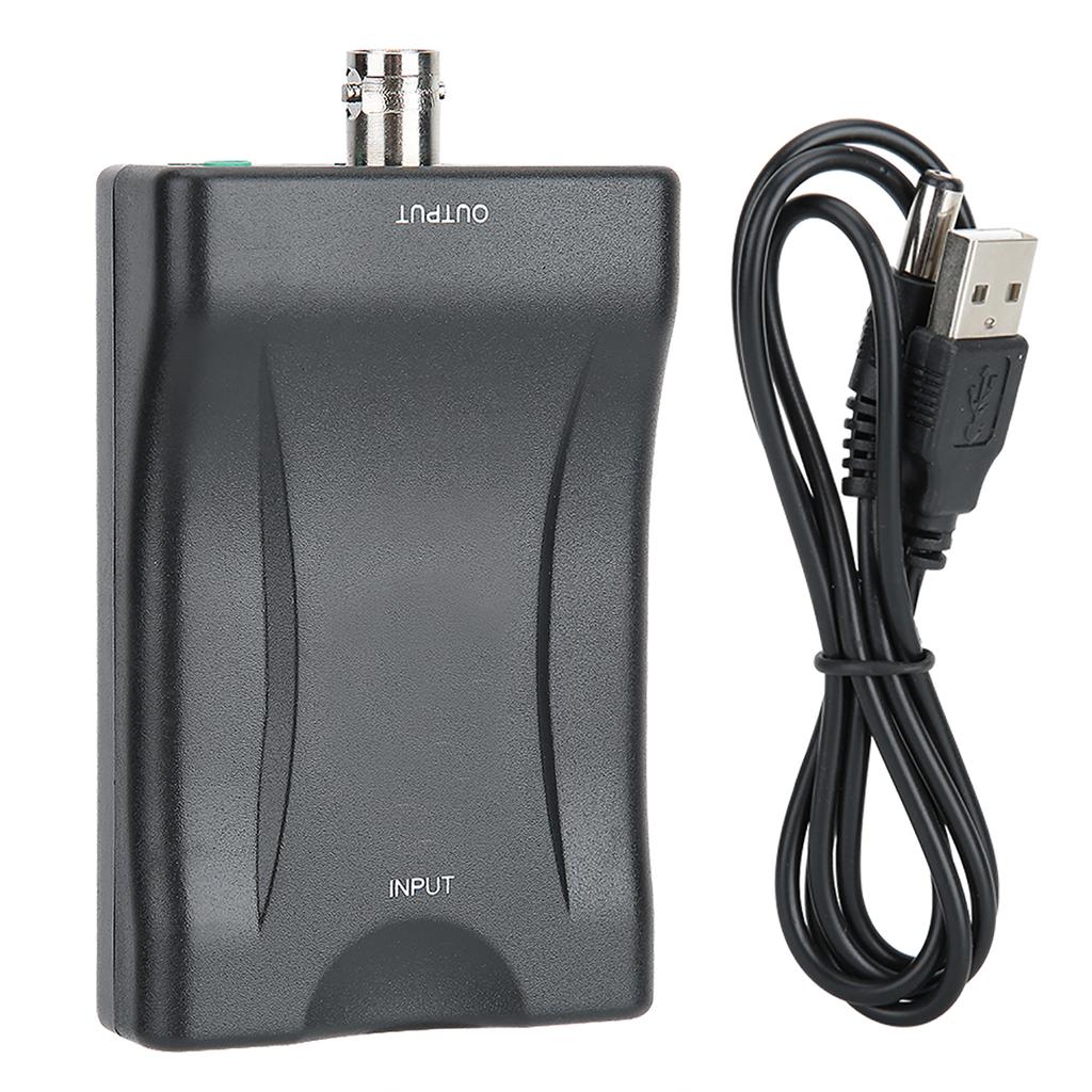 Черный видеоконвертер HDMI в BNC, совместимый с системами PAL NTSC для DVD-рекордера