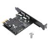 STW3002 PCI Express Card PCIE To USB3.0 20PIN Expansion Board for Desktop Computer