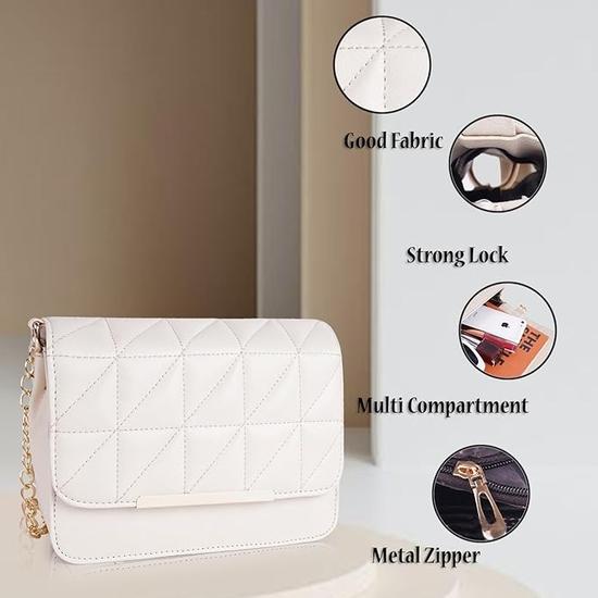 PLANX Классическая сумка-слинг кросс-боди из синтетической кожи для девушек/женщин