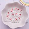 50pcs Resin Mini Colorful Christmas Snowman Tree Snowflower Deer Flat Back Figurines Nail Art DIY Scrapbooks  Accessories