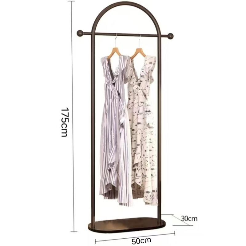 miflame Floor-Standing Marble Garment Rack