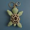 Handmaking Knitted Keyrings Ocean Series Crochet Shark Doll Fashion Crochet Keychain  Backpack