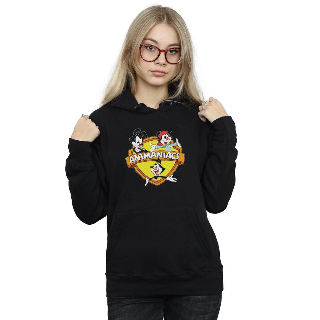 Animaniacs Womens/Ladies Logo Crest Hoodie