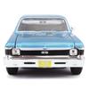 Maisto Chevrolet Nova SS Coupe 1970 Blue Mini Car Diecast Car Complete Product 31262 BU 1/24