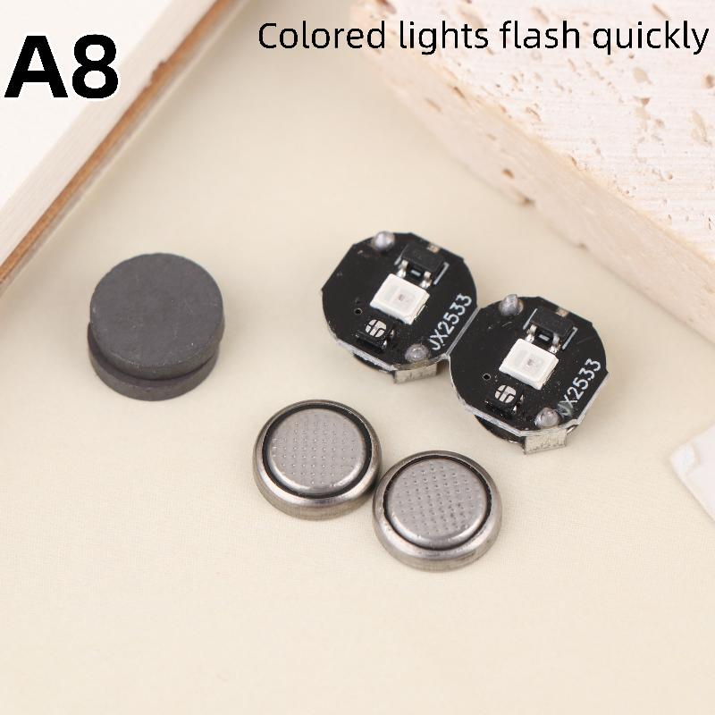 2 шт. Светодиодный свет Микроволновый магнитный переключатель управления Осветительный чип Анимация Сделай сам плюс Световая модель Игрушка Беспроводная лампа