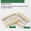 Watch Polishing 2.35/3mm Shank Wool Felt Polishing Cashmere Multiple Sizes Polishing Wheel Cashmere Polishing For Dremel