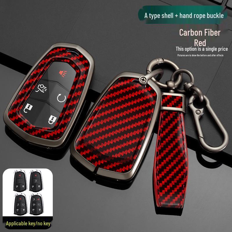 Cadillac Key Case: Fits XT5, CT5, XT6, XT4, CT ATSL, CT4, XTS - Shell Bag with Buckle