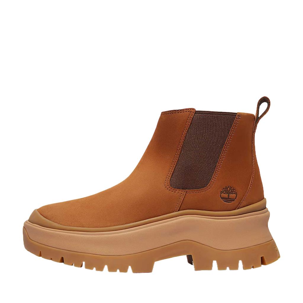 Timberland Roxie Lane Кожаные Удобные Классические Модные Трендовые Ботильоны Челси Женские ботинки Коричневые TB0A28XMEM7