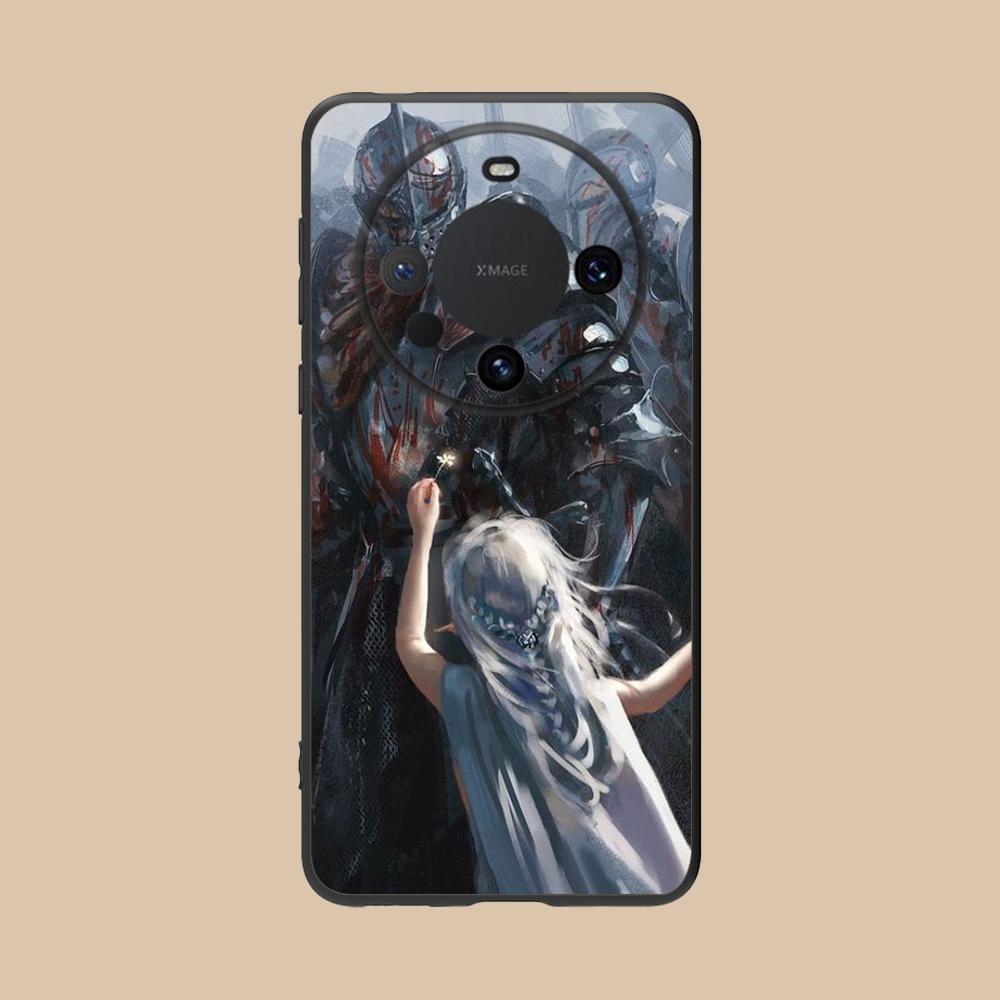 Аниме Чехол Ghostblade для мобильного телефона Huawei Mate 60 50 40 30 20 10 Pro Plus Lite E 5G Цветной Печатный Чехол для Мобильных Телефонов