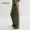 Edition 2025 Summer E+ Light Living Cupro Blend Elastic Waist Long Pants