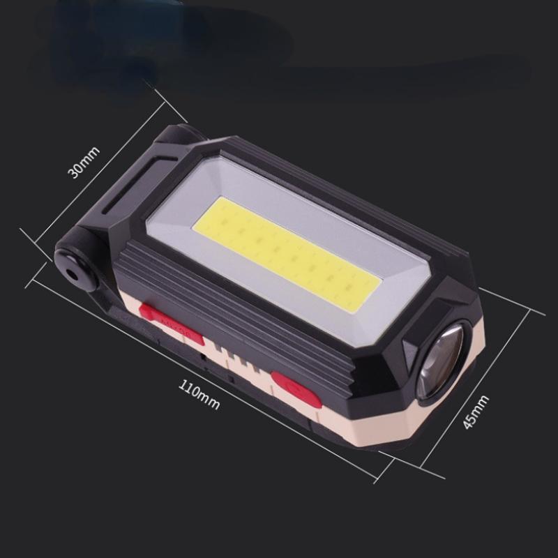 COB Work Light Мощный свет Зарядка пряжка типа автомобильный инспекционный фонарь с магнитом светодиодный супер яркий складной кемпинговый фонарь