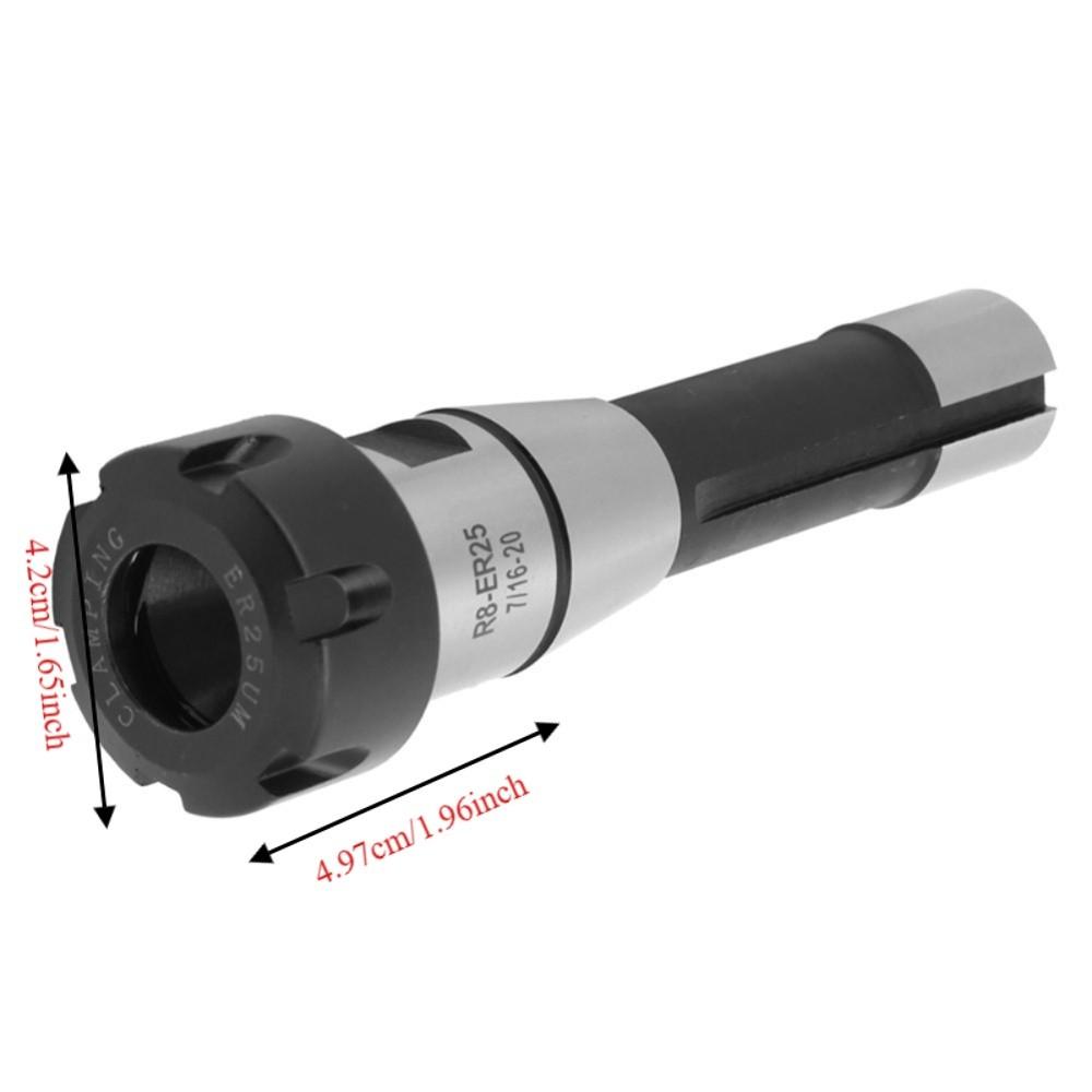 ER25 Collet Spring Collet Chuck Holder R8 Shank Collet Chuck Holder For Flat Nuts