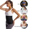 Women Belly Sweat Band Waist Trimmer Belt Fat Burning Stomach Wraps Weight Loss Slimming Body Shaper Sauna Waist Trainer Corset