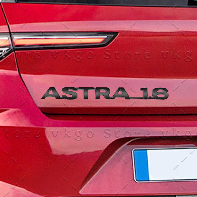 3D Chrome Metal 1.8-16V Letters Rear Trunk Fender Emblem Sticker For Vauxhall Astra 1.6 Opel Zafira Optima Corsa Accessories