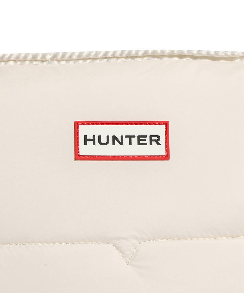 Hunter [Unisex] Framed Puffer Large Hobo - White Willow